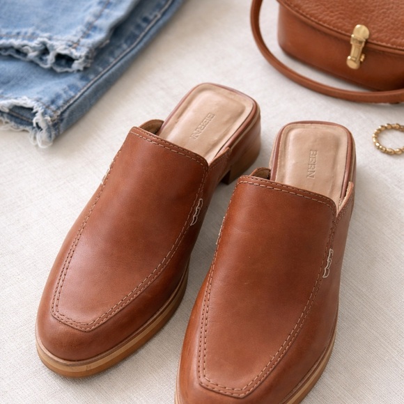 Bernardo Shoes - Women’s Brown Leather Slip-On Shoes